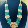 Meenakari Statement Necklace with earrings