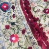 Pom Pom Kantha Dupatta – Maroon